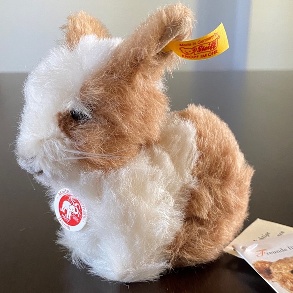 Steiff Brown and White Domili Rabbit - 076565